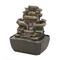 10.5&#x22; Tiered Rock Formation LED Tabletop Fountain
